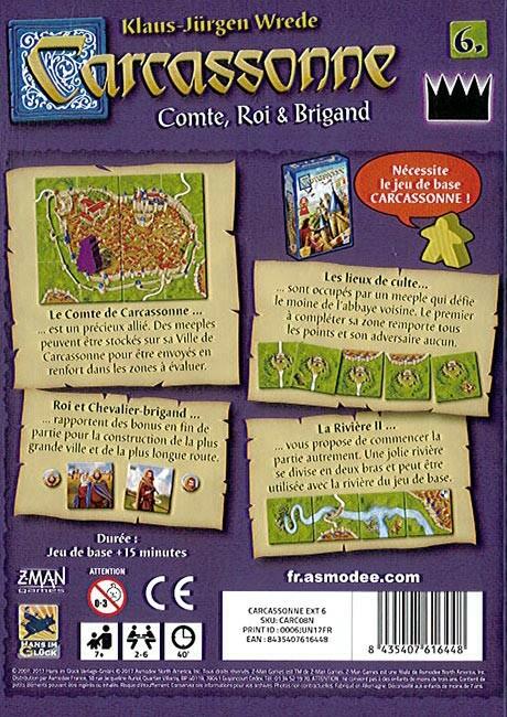 Carcassonne: Comte Roi & Brigand Back
