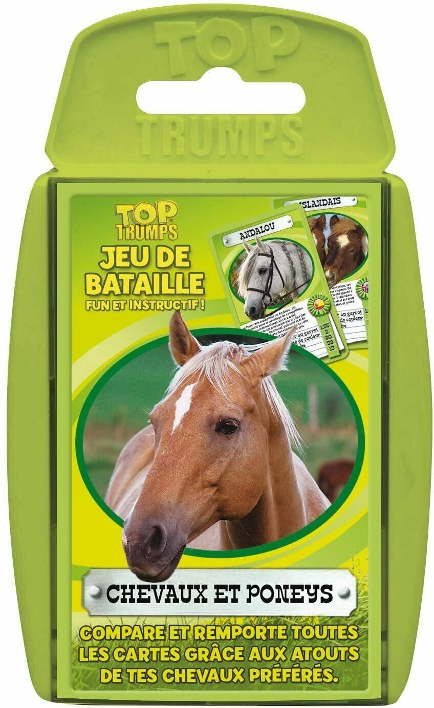 Top Trumps: Jeu de Bataille - Chevaux et Poneys Cover 3d