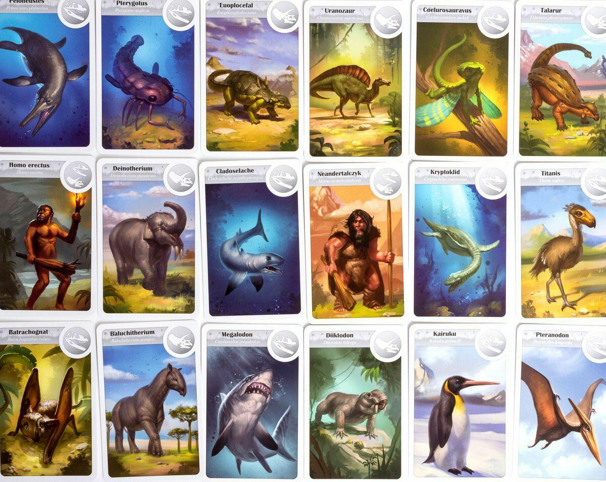 Cardline: Dinosaures Cartes