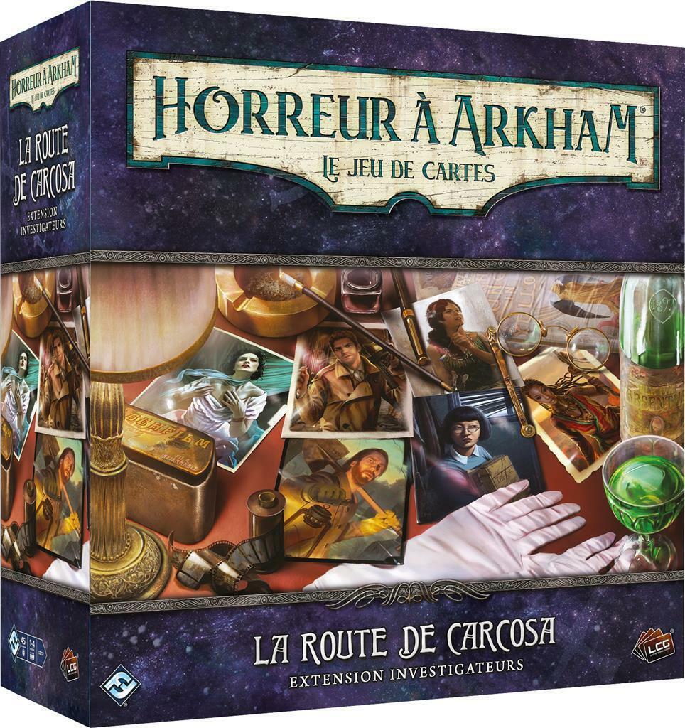 Horreur à Arkham: Le Jeu de Cartes - La Route de Carcosa - Investigateurs Cover 3d