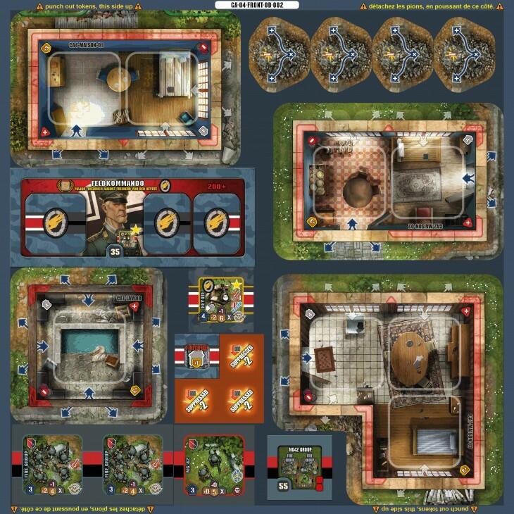 Heroes of Normandie: Carentan Tuiles