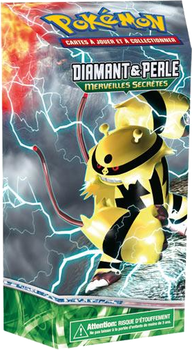 Pokémon: Diamant & Perle - Merveilles Secrètes - Centrale Électrique Cover Transparent
