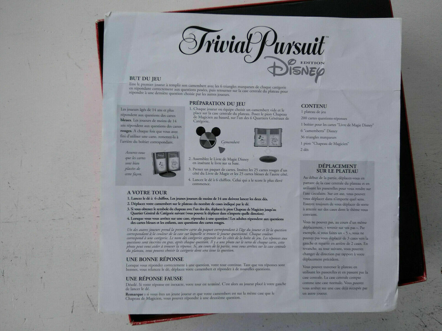 REGLE DU JEU Trivial Pursuit, PDF, Dé