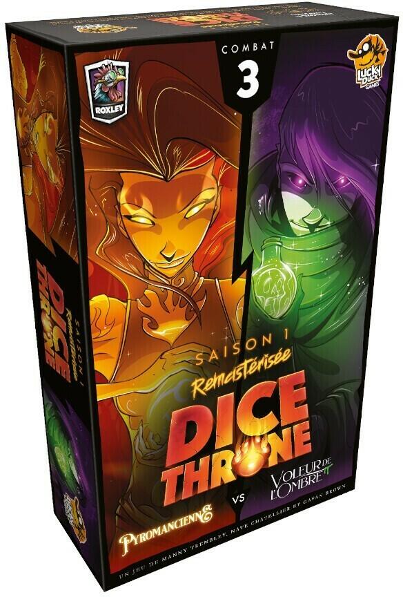Dice Throne: Saison 1 - Pyromancienne vs Voleur de l'Ombre Cover 3d