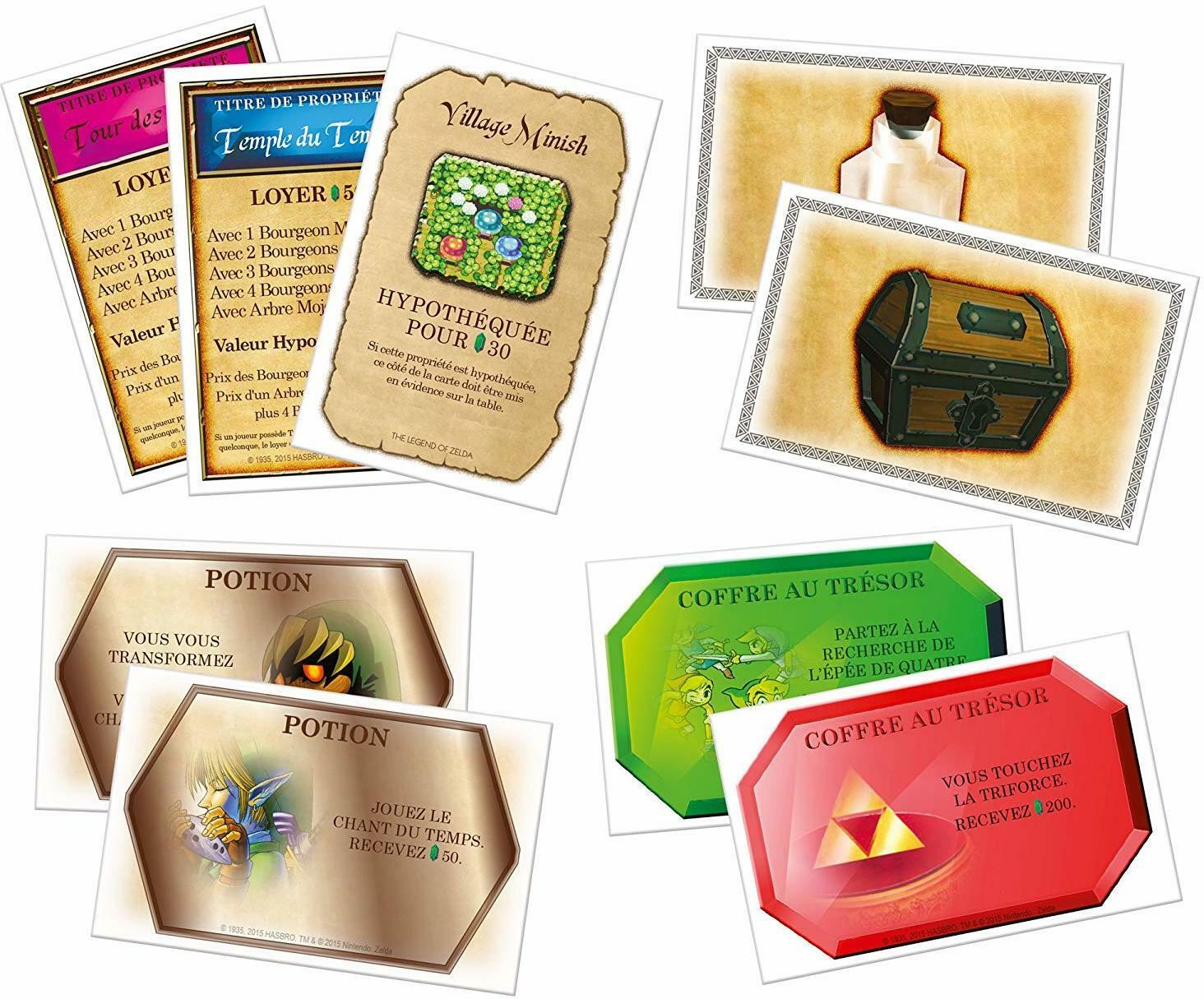 Monopoly: The Legend of Zelda Cartes