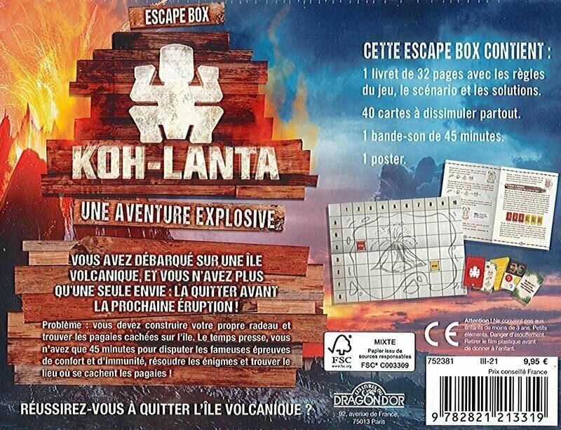 Escape Box: Koh-Lanta - Une Aventure Explosive Back