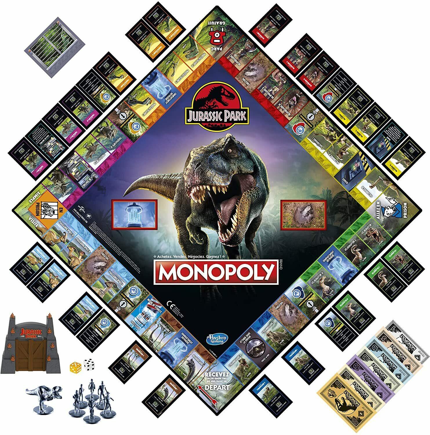 Monopoly: Jurassic Park Eclate