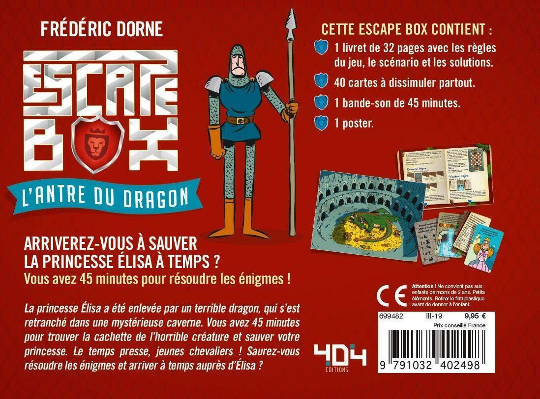 Escape Box: L'Antre du Dragon Back