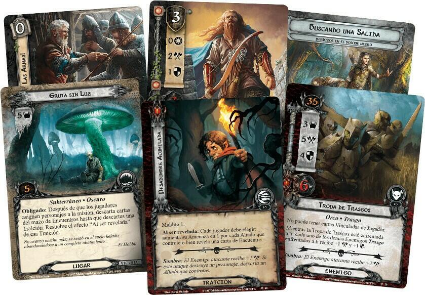 Le Seigneur des Anneaux: Le Jeu de Cartes - Les Terres Sauvages du Rhovanion Cartes