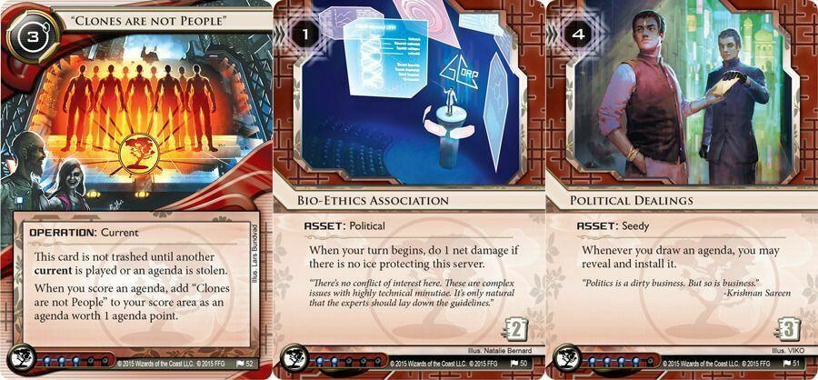 Android: Netrunner - Démocratie et Dogme Cartes