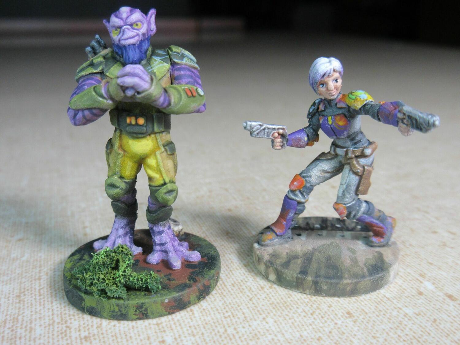 Star Wars: Assaut sur l'Empire - Sabine Wren et Zeb Orrellios Figurines