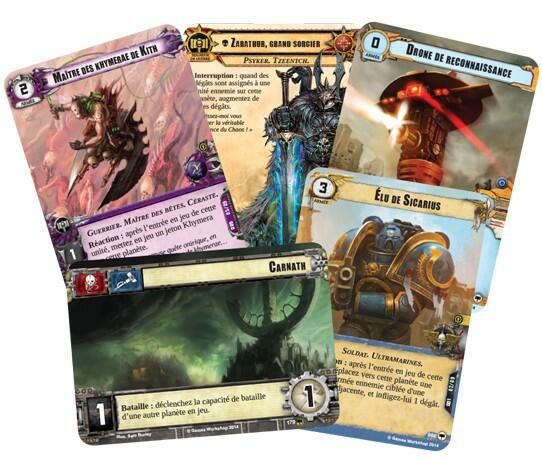 Warhammer 40,000: Conquest Cartes