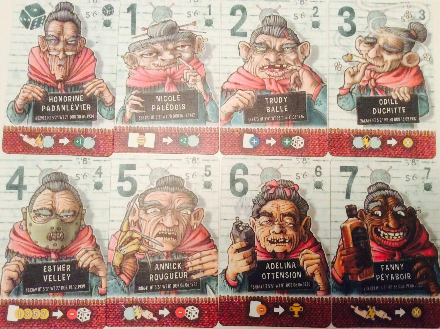 Gang de Mémés Cartes