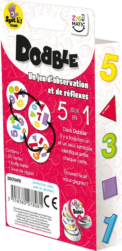 Dobble: 1, 2, 3 2020 Back 3d