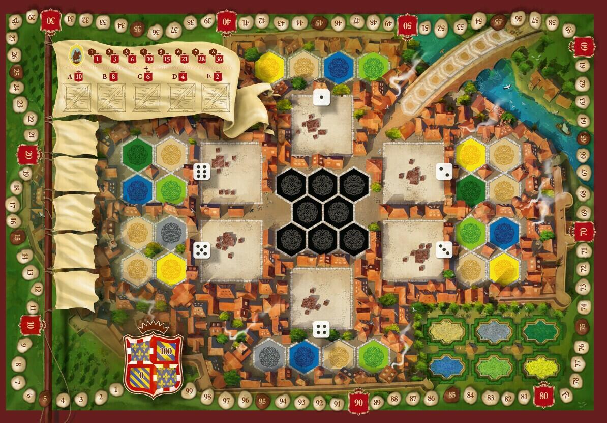 The Castles of Burgundy 2019 Tuiles