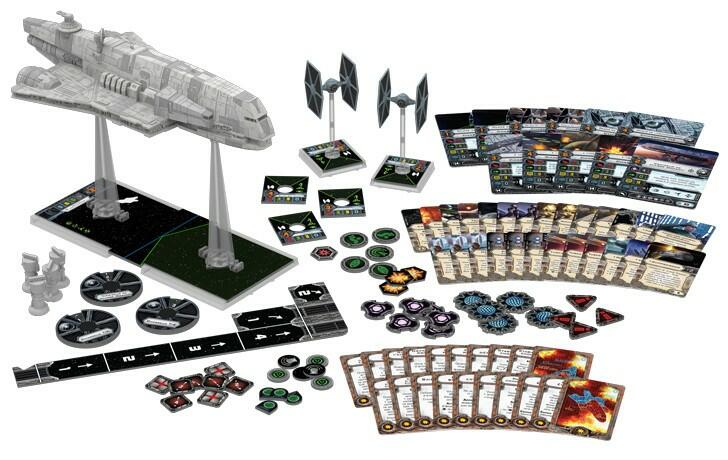 Star Wars: X-Wing - Le Jeu de Figurines - Transport d’Assaut Impérial Eclate