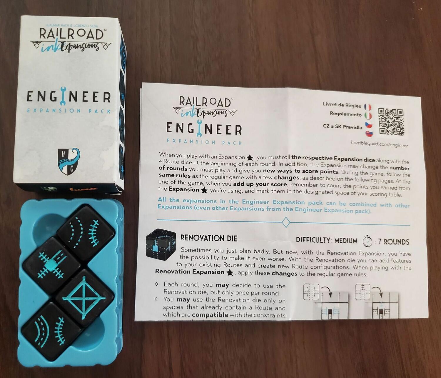 Railroad Ink: Engineer Eclate