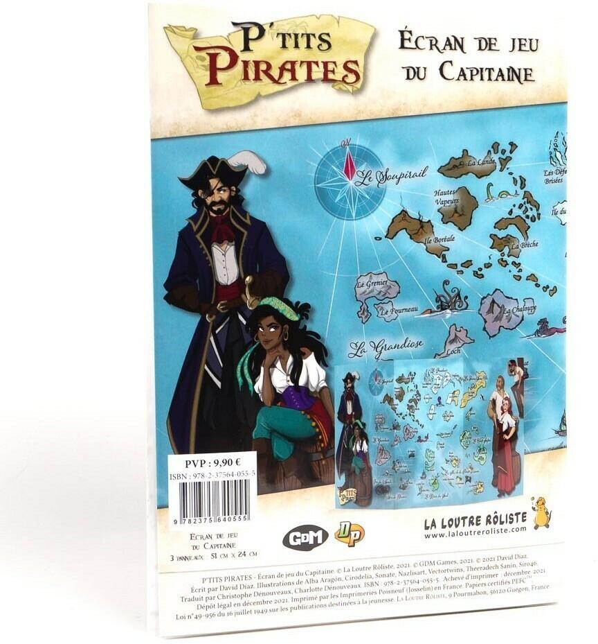P'tits Pirates: Écran de Jeu du Capitaine Cover 3d
