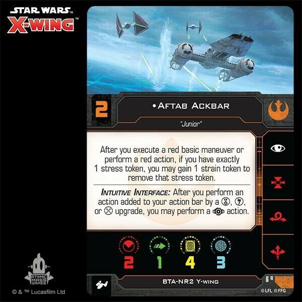 Star Wars: X-Wing - Y-Wing BTA-NR2 Carte