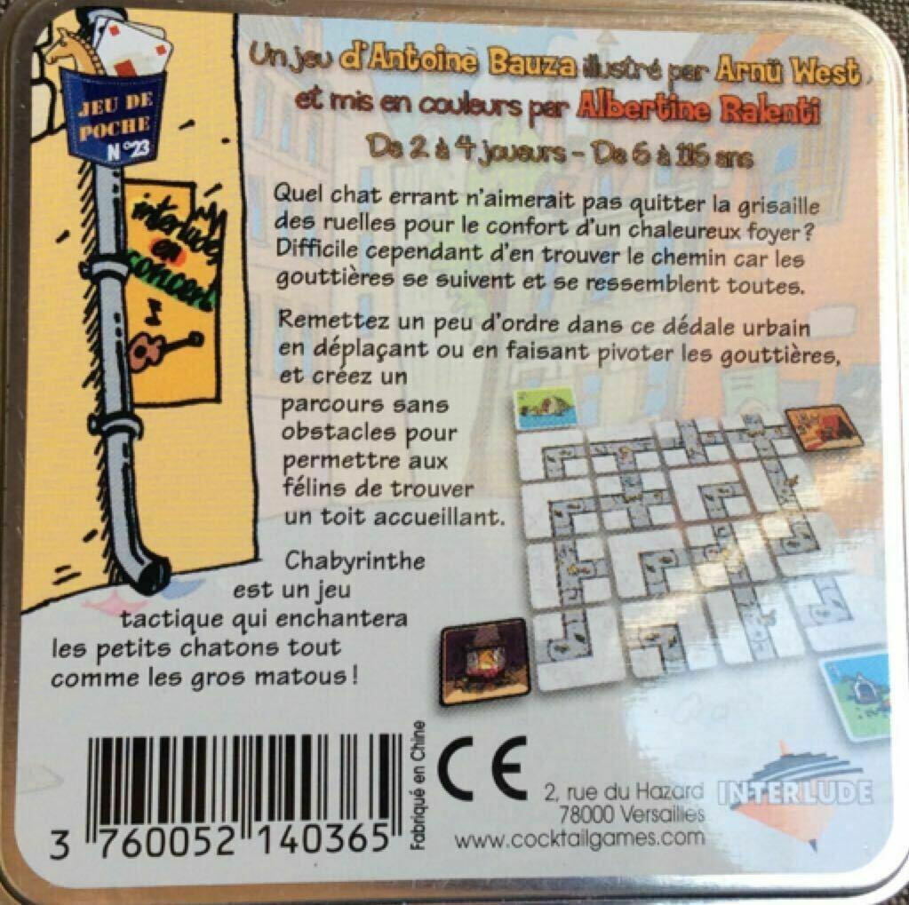 Chabyrinthe 2007 Back