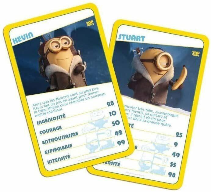 Top Trumps: Jeu de Bataille - Minions Cartes