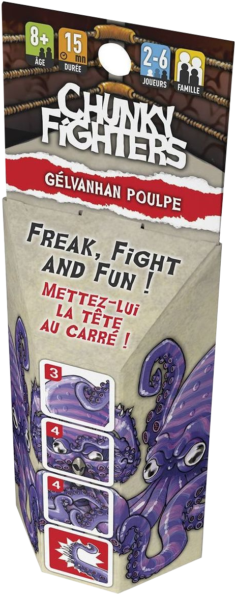 Chunky Fighters: Gélvanhan Poulpe Cover Transparent
