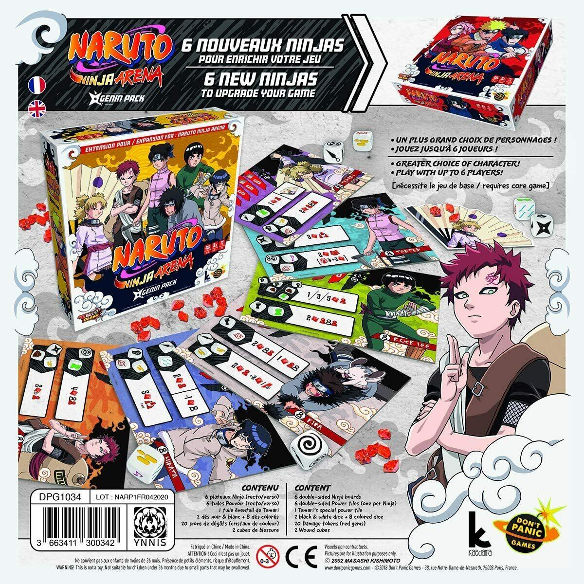 Naruto: Ninja Arena - Genin Pack Back
