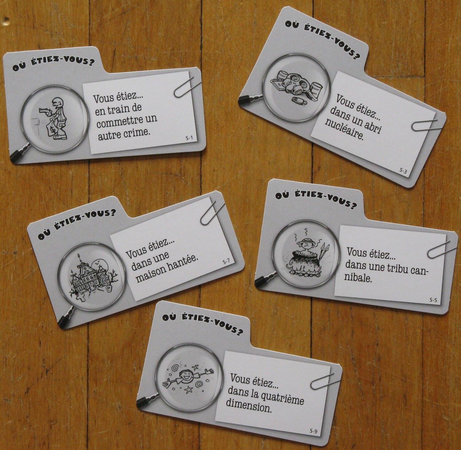 Où Étiez-vous ? Cartes