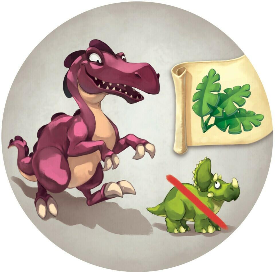 Jurassic Brunch Tuile