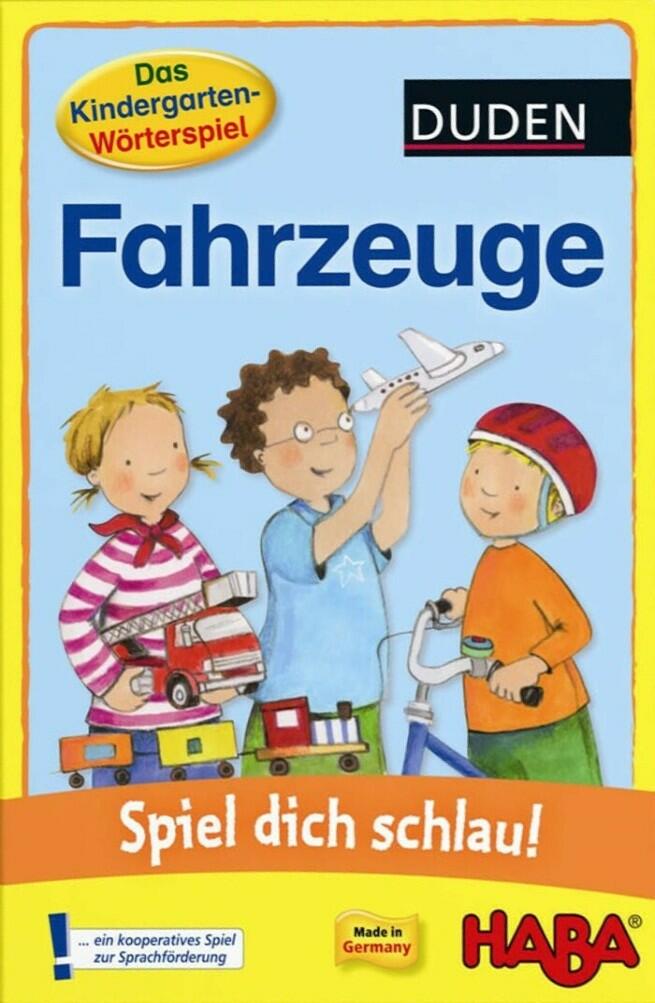 Das Kindergarten-Wörterspiel: Fahrzeuge Cover