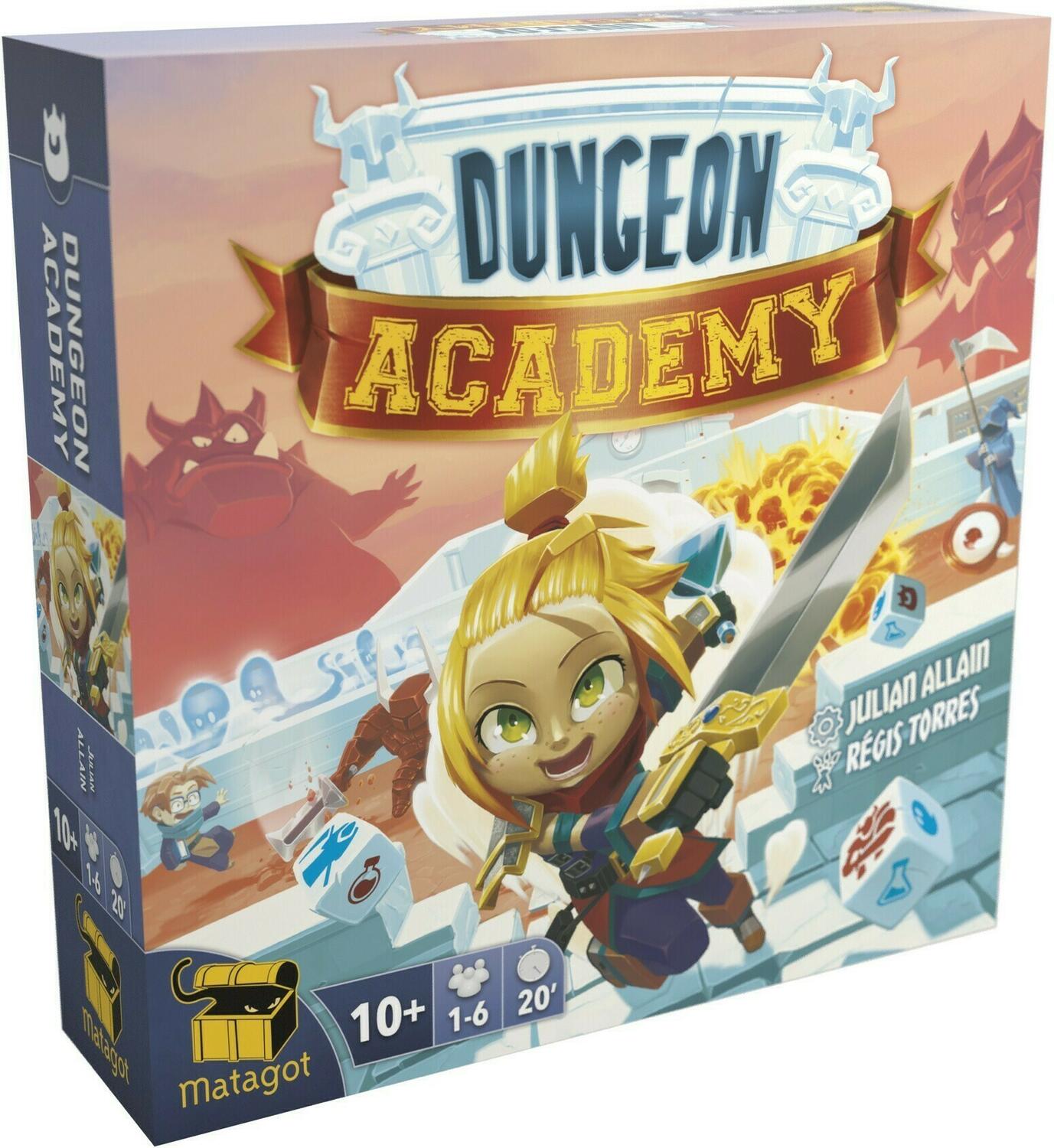Dungeon Academy Cover 3d