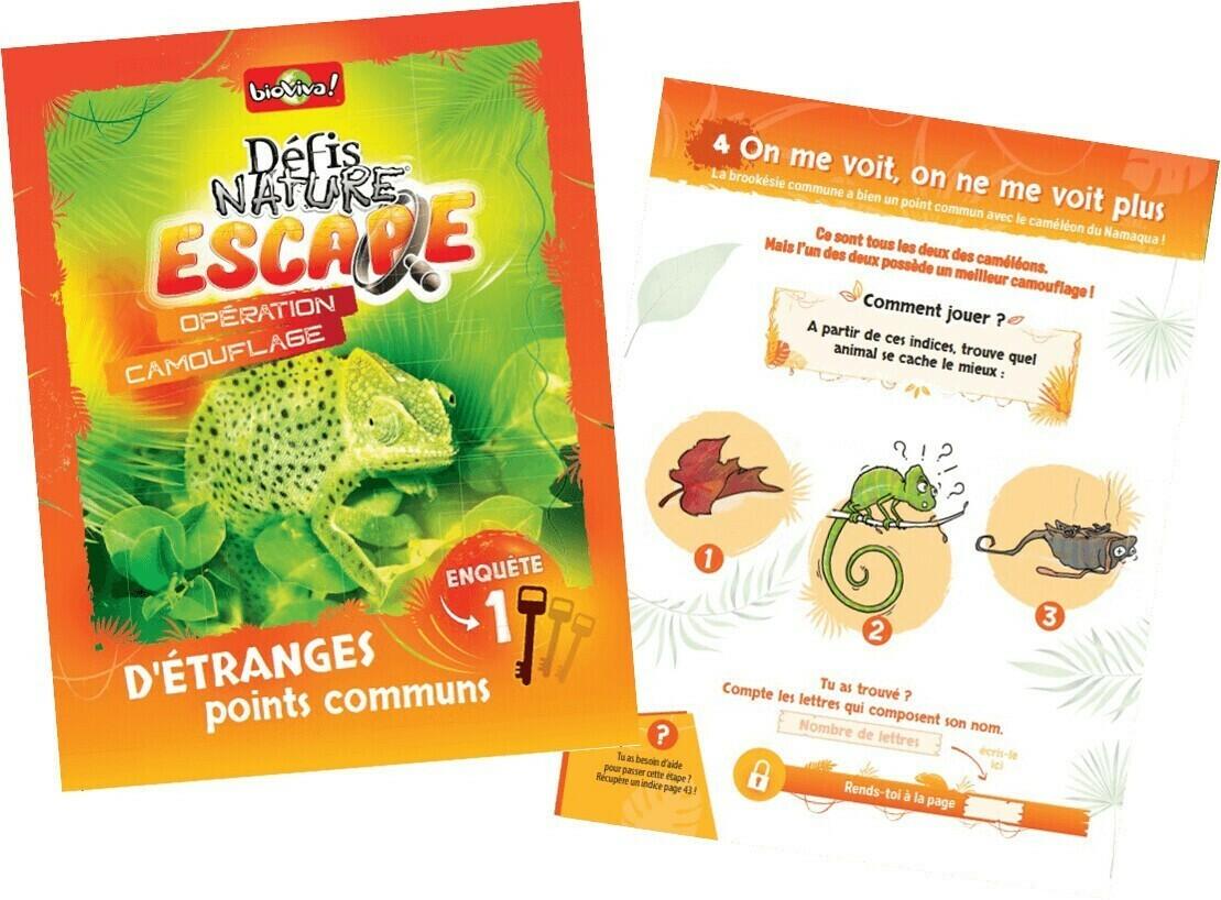 Défis Nature: Escape - Opération Camouflage Eclate