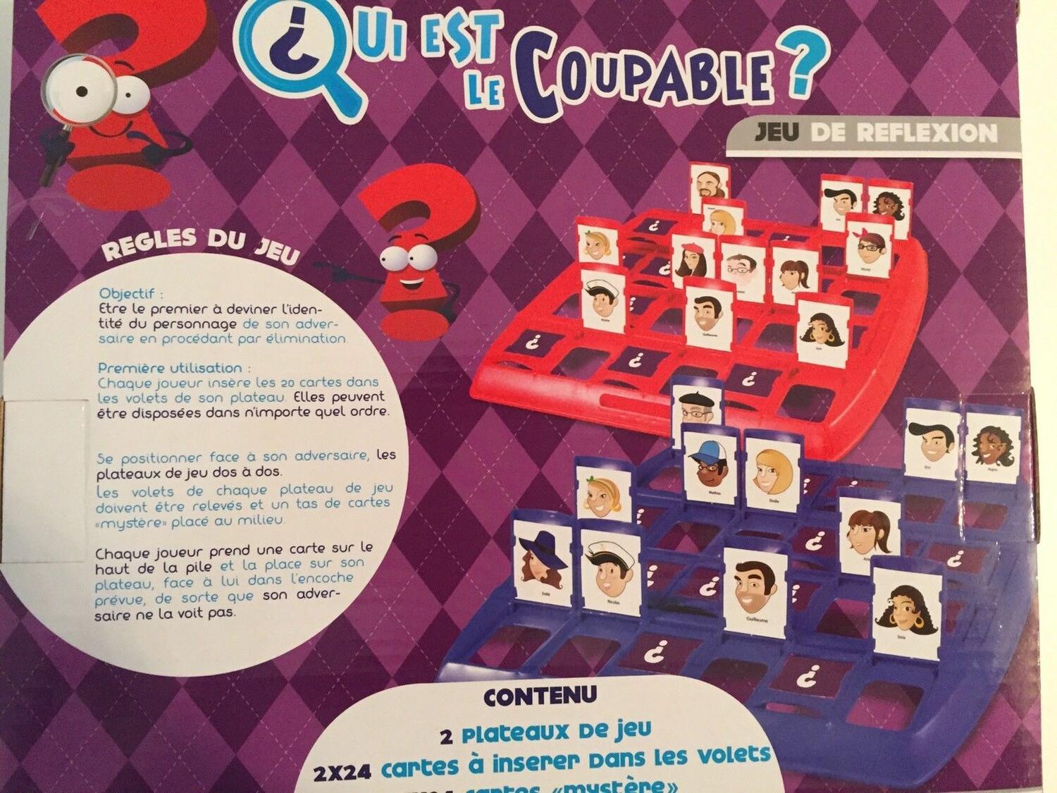 Qui Est le Coupable ? Back