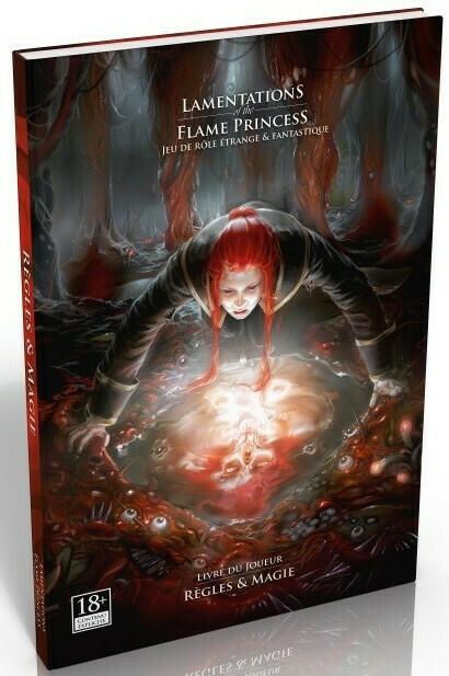 Lamentations of the Flame Princess: Livre du Joueur - Règles & Magie Cover 3d