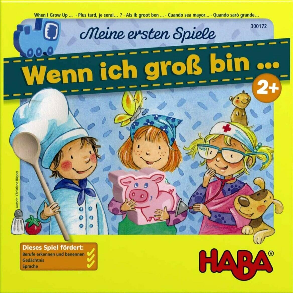 Meine Ersten Spiele: Wenn ich groß bin ... Cover