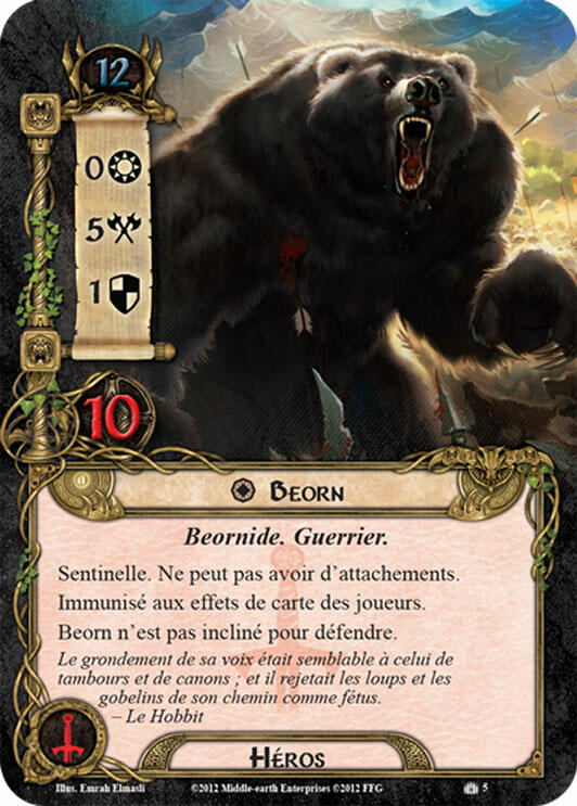 Le Seigneur des Anneaux: Le Jeu de Cartes - Le Hobbit - Par Monts et par Souterrains Carte