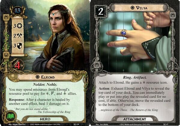 Le Seigneur des Anneaux: Le Jeu de Cartes - L'Ombre et la Flamme Cartes