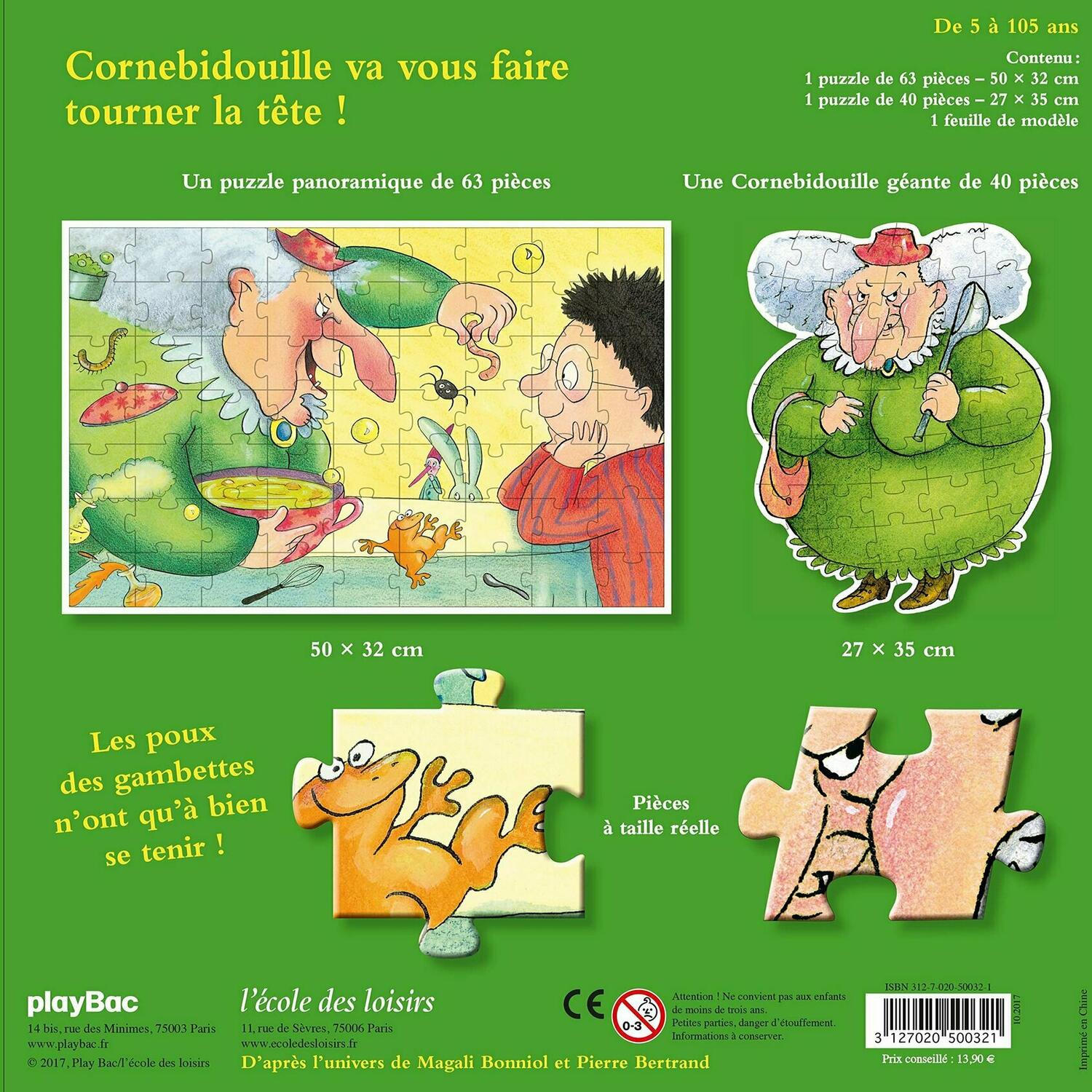 Cornebidouille: 2 Puzzles Pour Moustiques à Plumes ! Back
