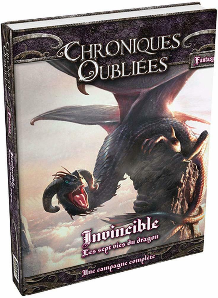 Chroniques Oubliées: Fantasy - Invincible - Les Sept Vies du Dragon Cover 3d