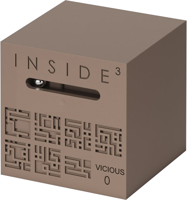 Inside³: Vicious (Marron) Cover Transparent