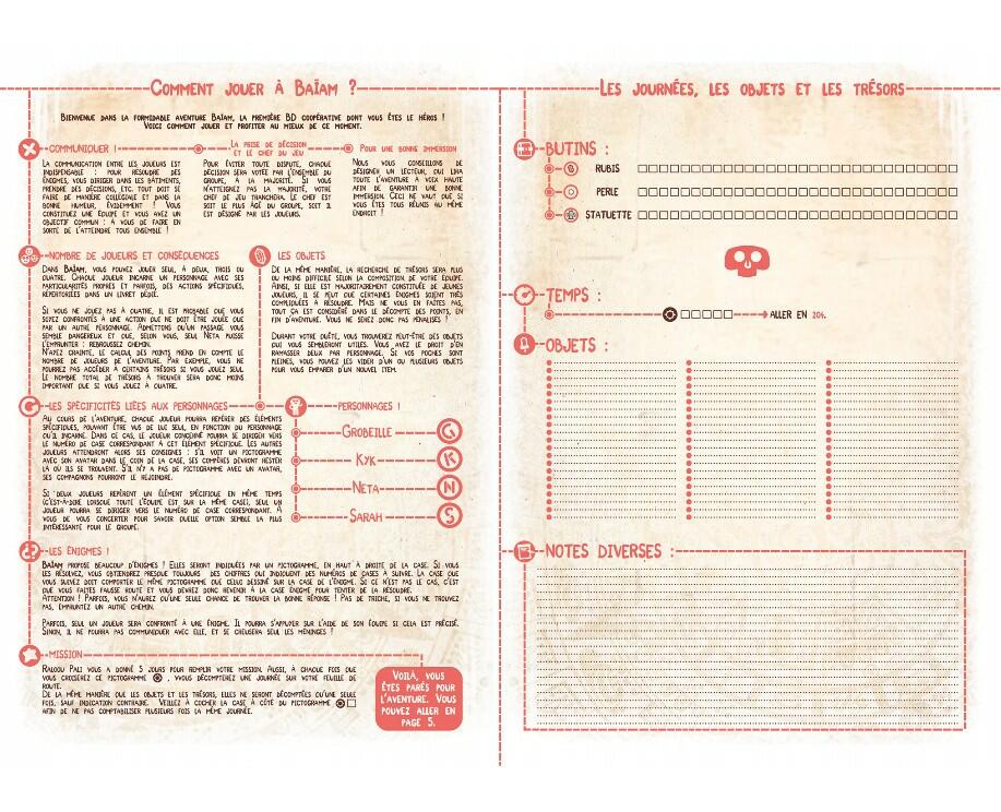 Baïam: Le Jeu Dont Vous Êtes Les Héros Pages