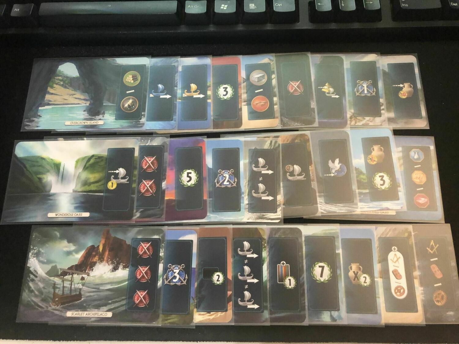 7 Wonders: Armada 2020 Cartes