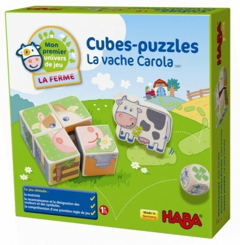 Cubes-Puzzles: La Vache Carola Cover 3d