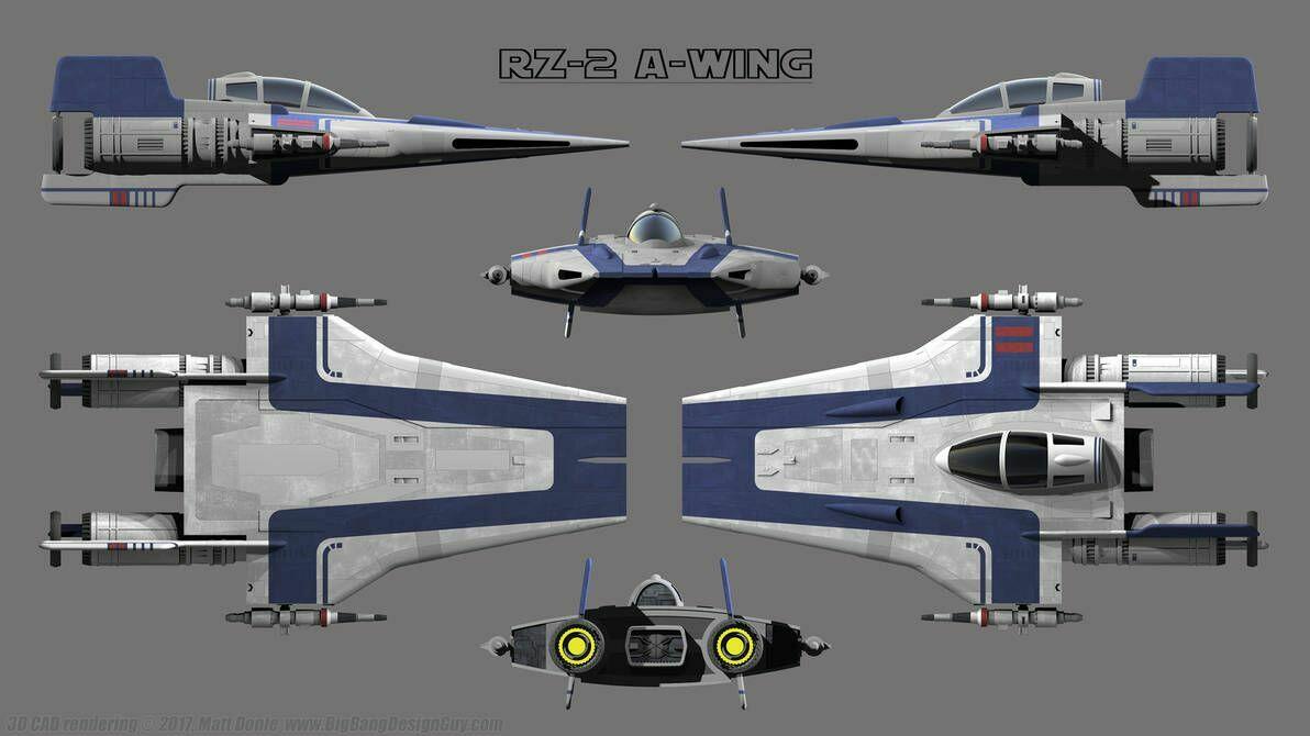 Star Wars: X-Wing - A-Wing RZ-2 Vaisseau