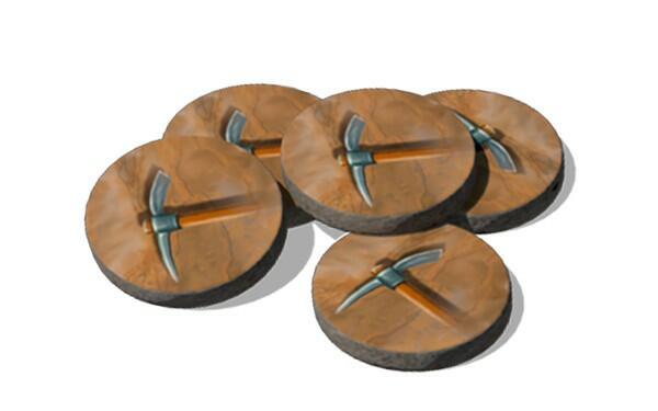 Carcassonne: La Ruée vers l'Or Jetons