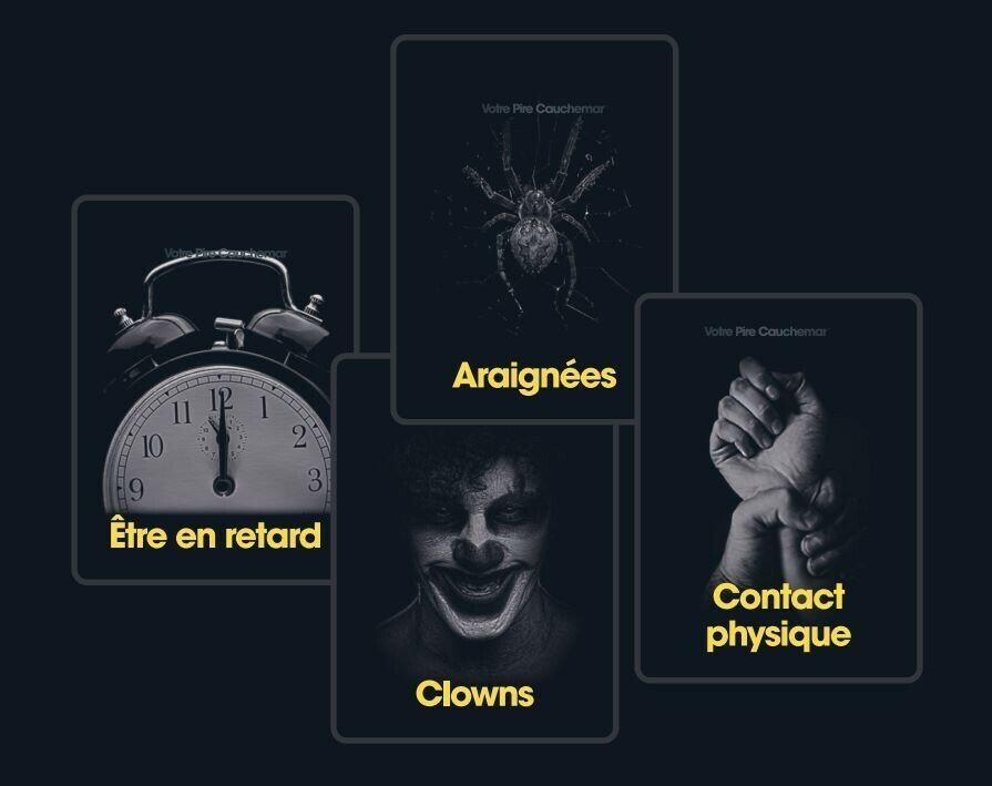Votre Pire Cauchemar Cartes