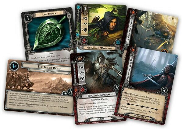 Le Seigneur des Anneaux: Le Jeu de Cartes - Les Trois Épreuves Cartes