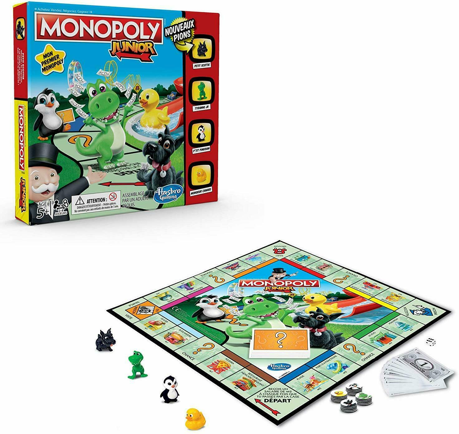 Monopoly: Junior - Nouveaux Pions Eclate