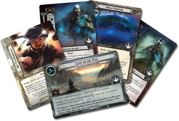 Le Seigneur des Anneaux: Le Jeu de Cartes - Brouillard sur les Hauts des Galgals Cartes