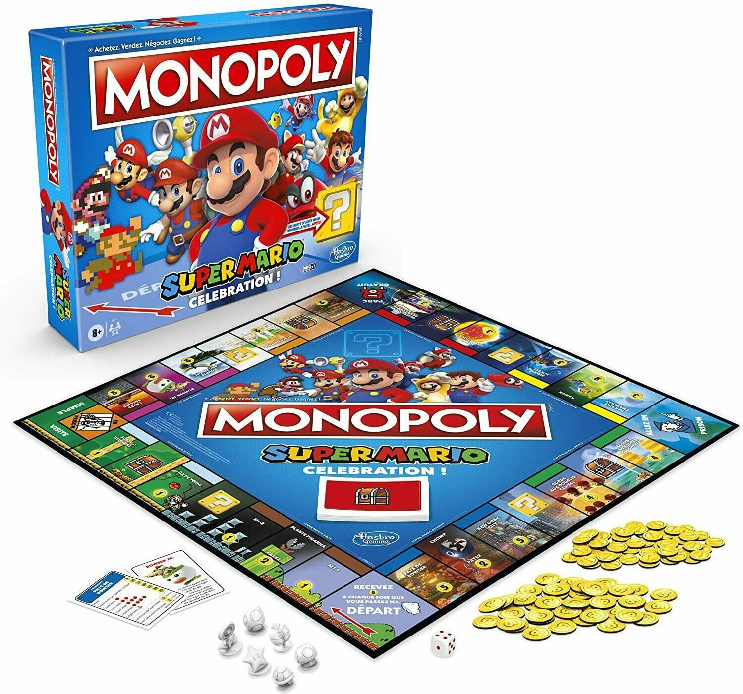 Monopoly: Super Mario - Célébration ! Eclate